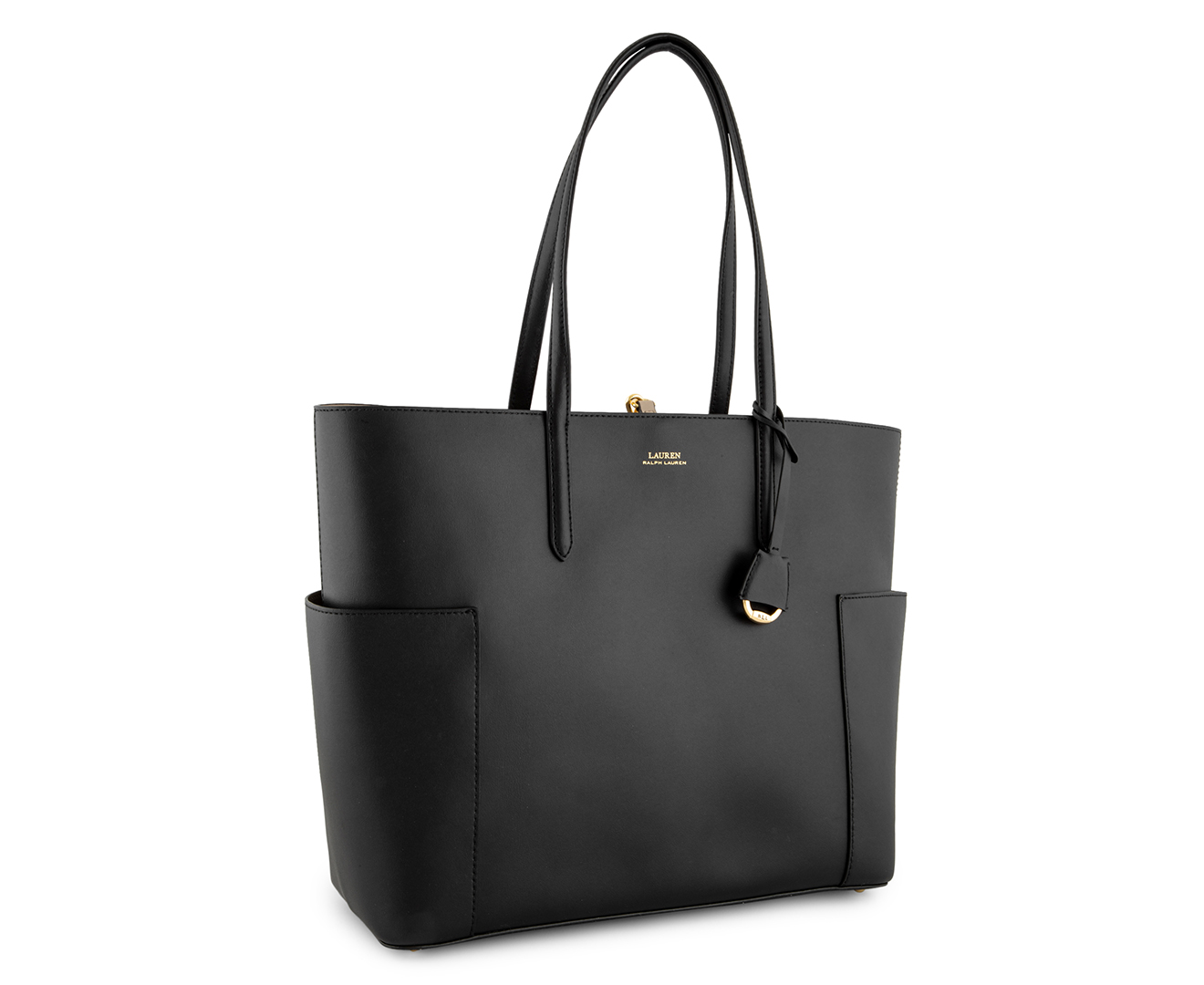 Ralph Lauren Carlyle Tote Bag Black Porcini M tch