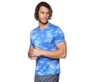 Reebok Men's OSR Jacquard Tee / T-Shirt / Tshirt - Blue
