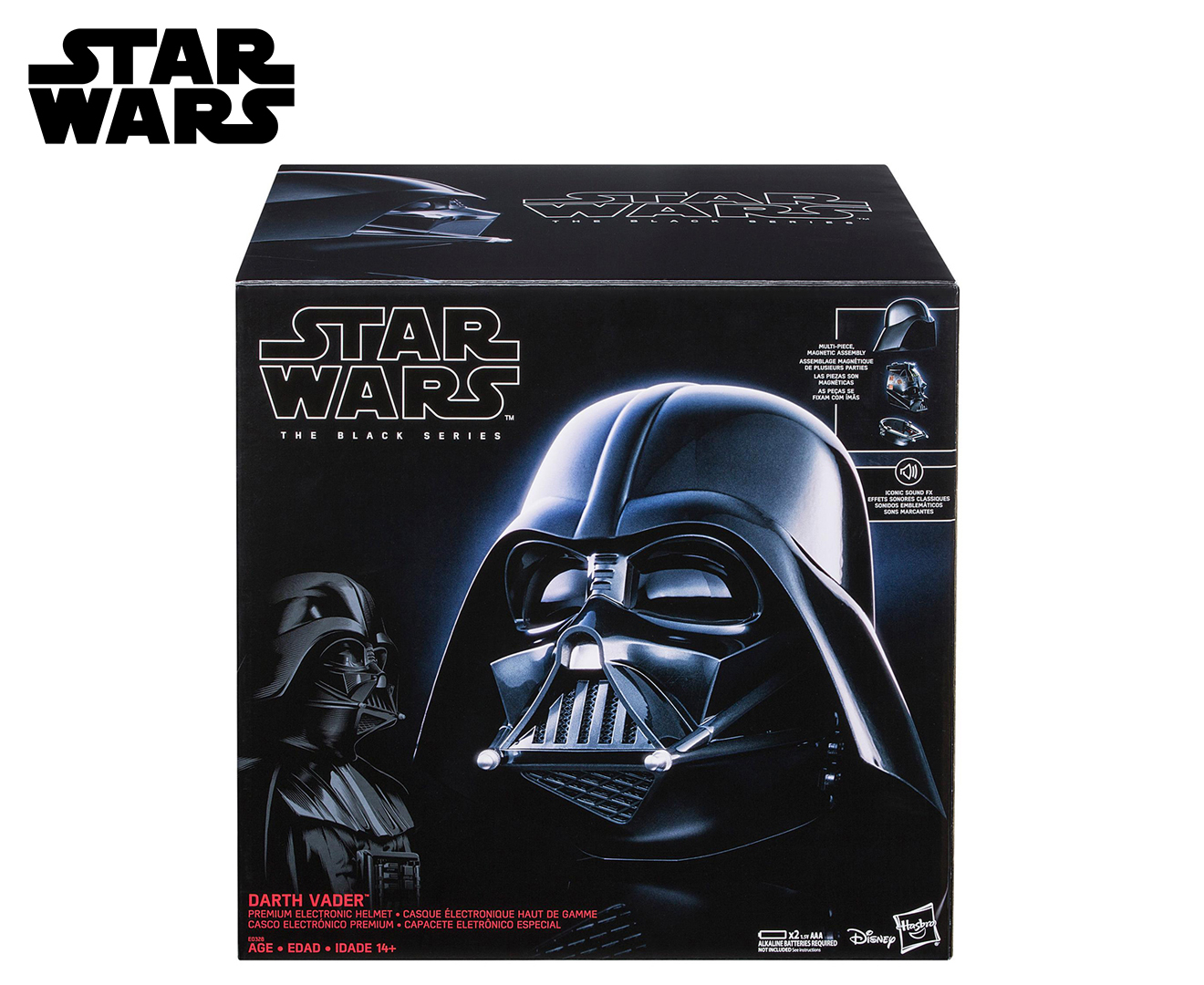 Hasbro black deals series vader helmet