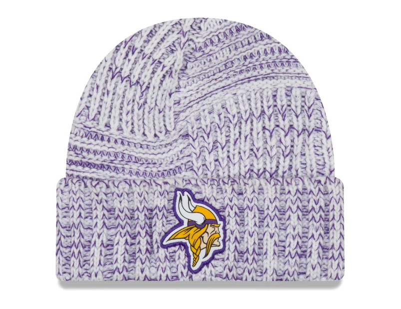 New Era Sideline Women Knit Beanie - Minnesota Vikings - White