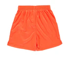 Sondico Boys Core Football Shorts Pants Bottoms Junior - Fluorescent Orange/Black