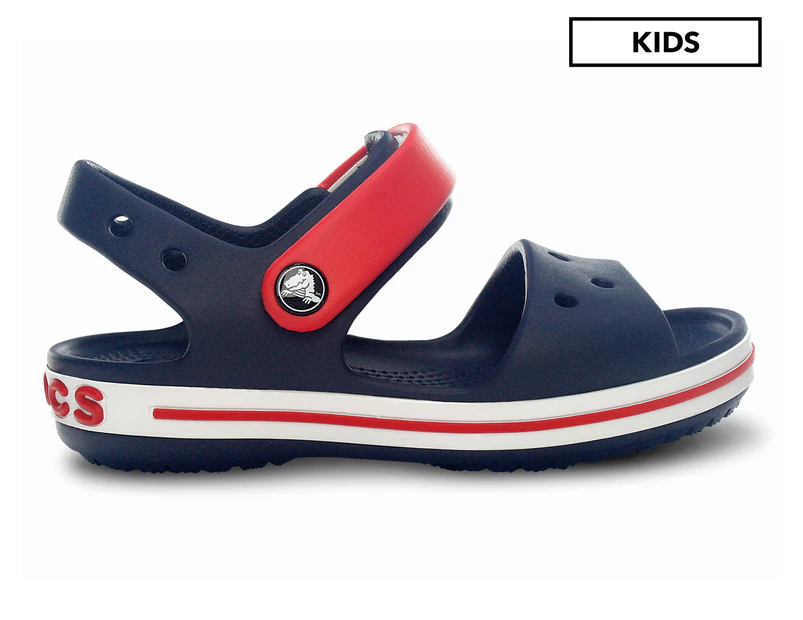 Crocs  Kids' Crocband Sandal - Navy/Red