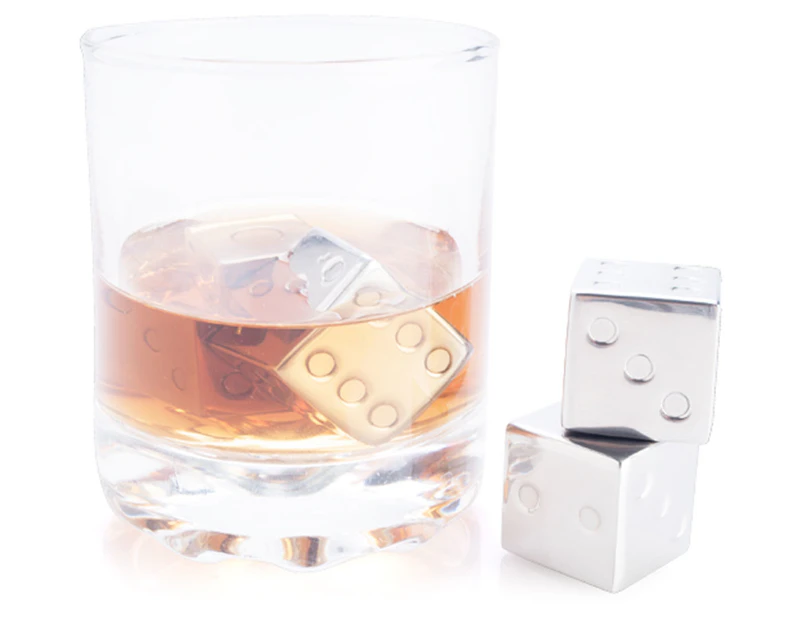 Set of 4 Whisky Dice Drink Chillers