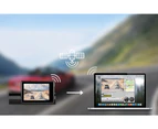 4K Ultra HD Dual Dash Cam 3" OLED Touch Screen WiFi Reverse Camera GPS Sony Supercapacitor