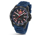 TW Steel Men's 40mm Red Bull Holden Racing Team Carbon Watch - Black/Blue