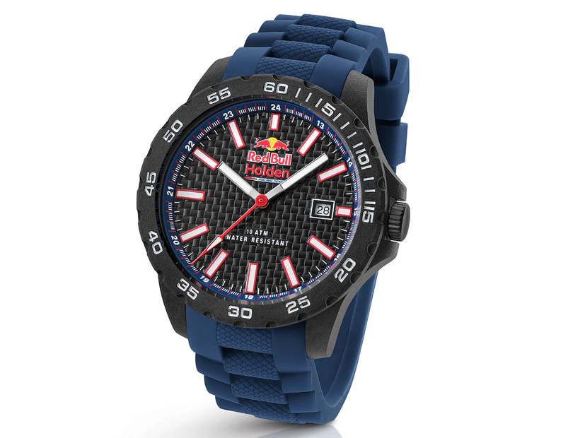 TW Steel Men's 40mm Red Bull Holden Racing Team Carbon Watch - Black/Blue