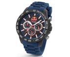 TW Steel Men's 45mm Red Bull Holden Racing Team Carbon Watch - Black/Blue