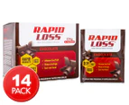 14pk Rapid Loss Meal Replacement Shake Sachets Chocolate 41g