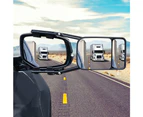 Towing Mirrors Universal Multi Trailer Caravan Car Truck Vehicle 4WD Pair Clip