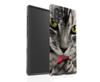 For Samsung Galaxy Note 10+ Plus Case, Armour Tough Cover, Tabby Cat