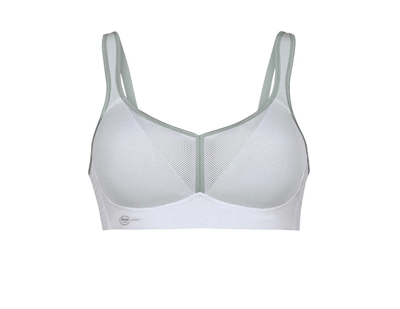 Anita 5544-006 Active White Non-Padded Non-Wired Padded Sports Bra