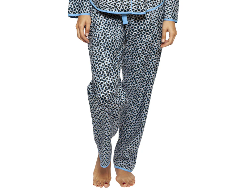 Cyberjammies 4194 Milly Black Mix Tile Print Cotton Pyjama Pant