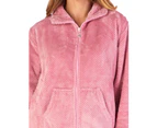 Slenderella PJ4303 Housecoats Pyjama Set - Pink
