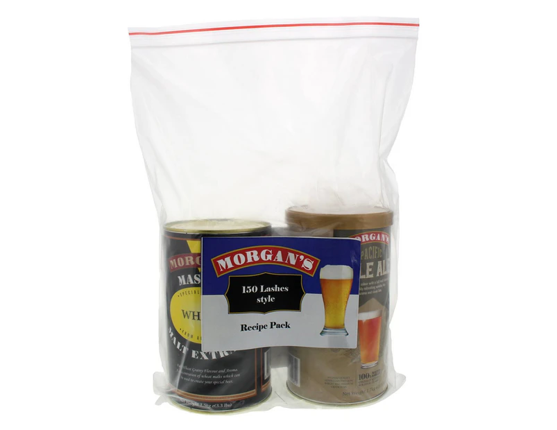 Morgans Recipe Pack 150 Lashes Style All In One Beer Brewing Home Brew
