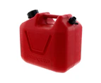 Fuel Can 5L ULP Red Plastic Slip Resistant Australian Standard Heavy Duty