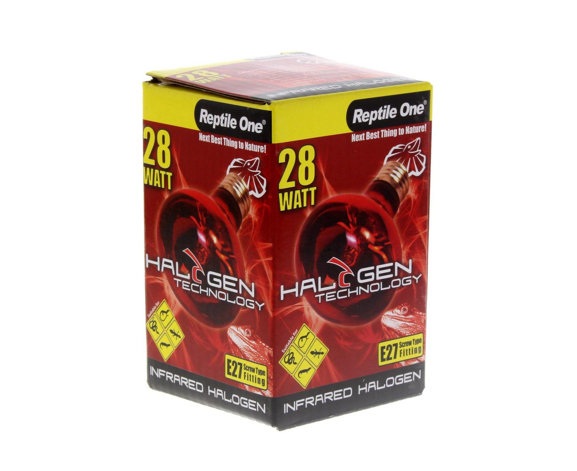 Reptile One 28 Watt Infrared Heat Globe Bulb Lamp Eqv 40W Eddison Snake, Lizard