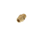 Hex Nipple 1 Inch x 1/4 NPT Home Brew Beer Tapered Thread 10mm To 13mm