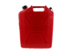 Jerry Can Plastic 20L Red Fuel Can Slip Resistant Australian Standard Heavy Duty