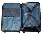 Pierre Cardin Hard Shell 2-Piece Hardcase Luggage Set - Black