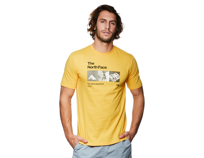 The North Face Men's Stayframe T-Shirt Tee - TNF Yellow