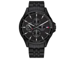 Tommy Hilfiger Men's 46.3mm Shawn Stainless Steel Watch - Black