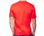 The North Face Men's Half Dome T-Shirt Tee / T-Shirt / Tshirt - Fiery Red TNF White