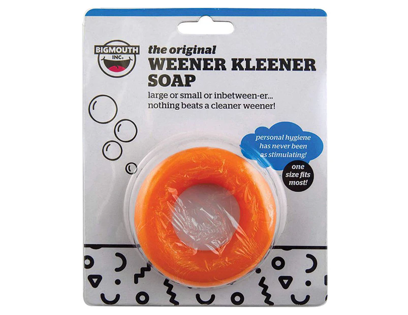 BigMouth Inc. The Weener Kleener Soap Men's Novelty/Party Gag One Size Orange