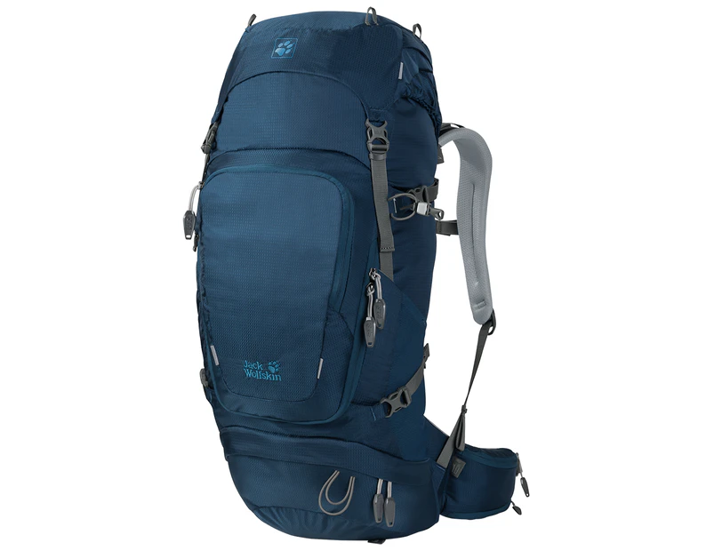 Jack Wolskin Obit 38L Hiking Backpack - Poseidon Blue