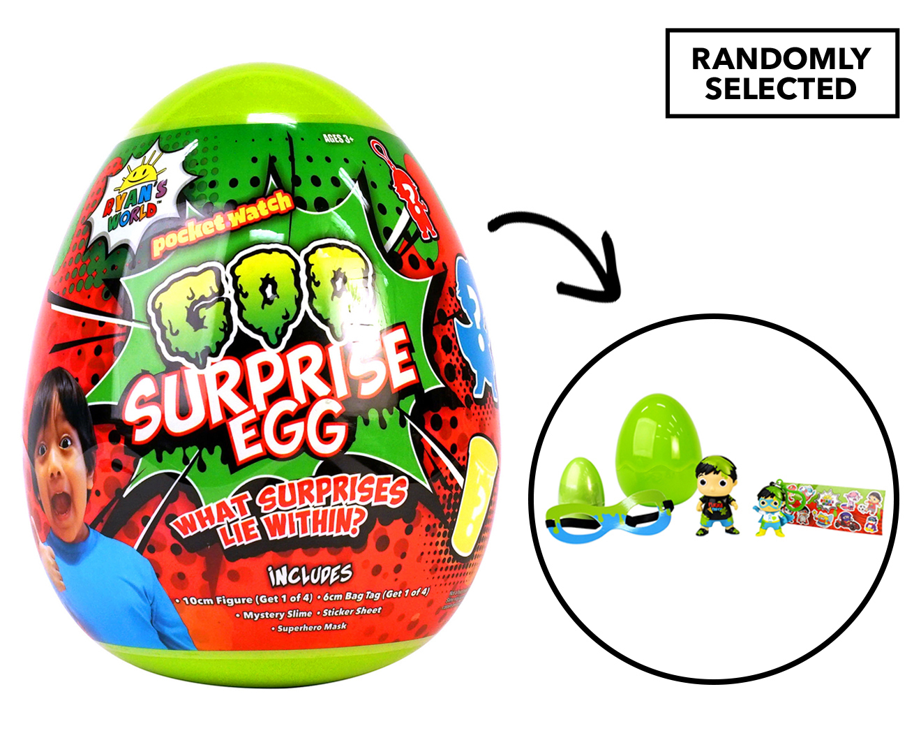 Ryan's world sale goo surprise egg