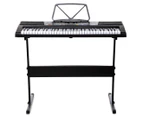 Carter 61-Key Lighting Electronic Keyboard/Piano with Stand