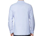 Calvin Klein Jeans Men's Long Sleeve Elevated Shirt - Forever Blue