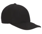 Flexfit Cushion Jersey Structured Fitted Cap - Black