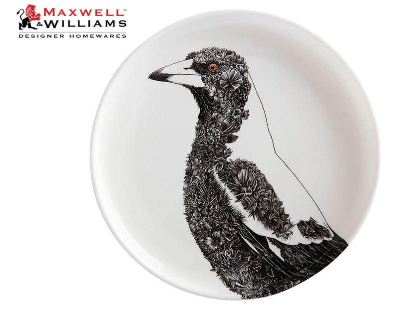 Maxwell & Williams 20cm Marini Ferlazzo Birds Plate - Magpie
