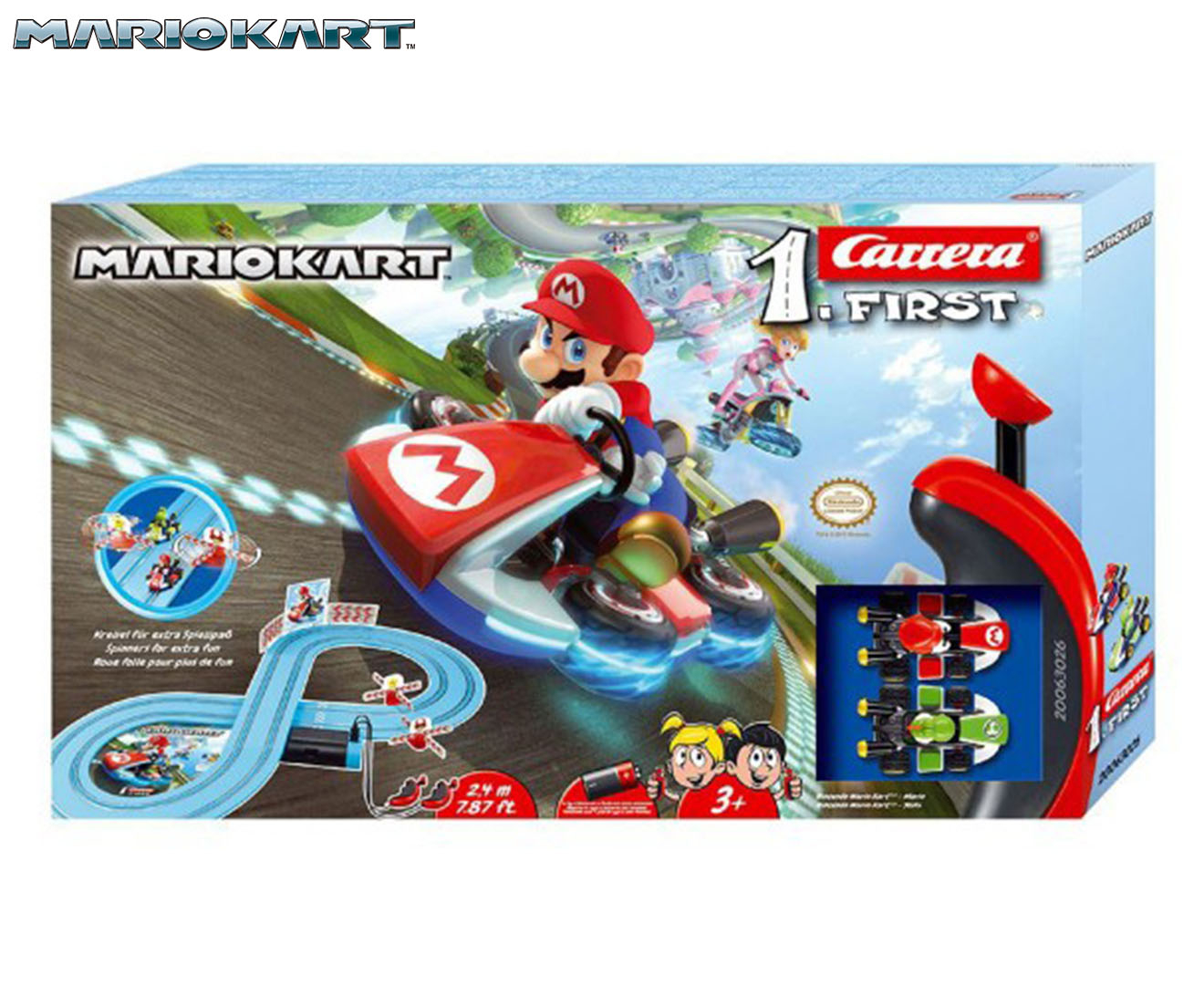 Carrera My First Nintendo Mario Kart Battery Slot Car Set 
