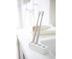 Yamazaki Ceramic toothbrush stand White