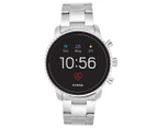 Fossil 45mm Q Explorist Stainless Steel Smart Watch - Silver