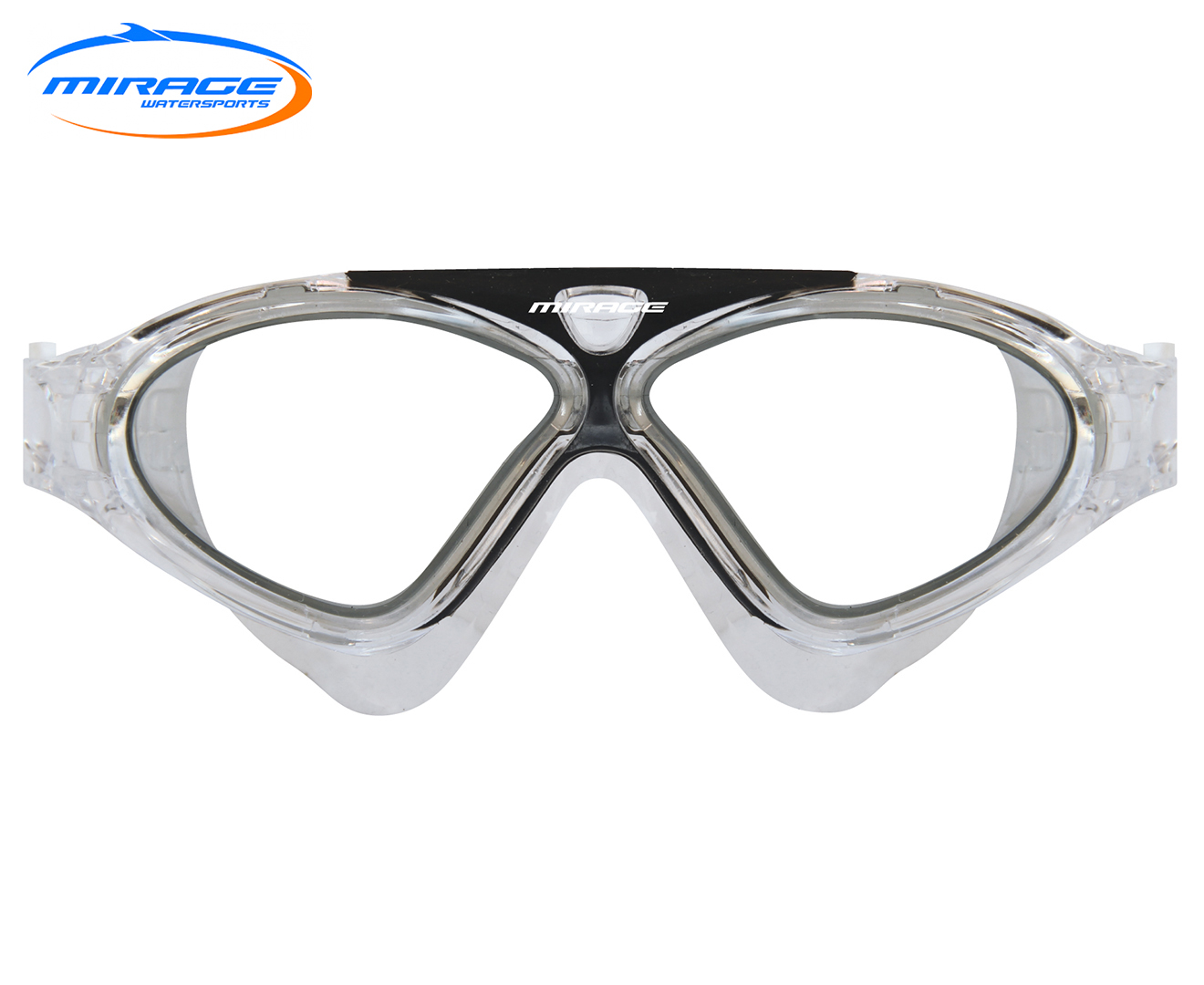 Mirage Adult Lethal Swim Goggles Clearblack Au