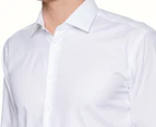 Calvin Klein Men's Slim Fit Long Sleeve Shirt - White