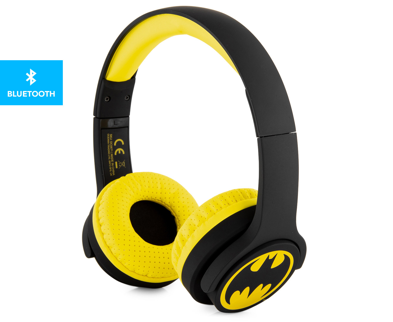 Batman Symbol Kids' Bluetooth Wireless Headphones | Catch.com.au