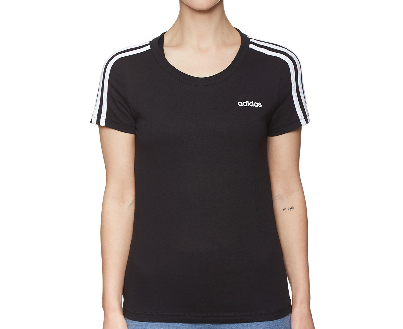 black and white adidas t shirt women's