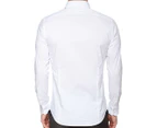 Roberto Cavalli Men's Comfort Fit Dress Shirt - White