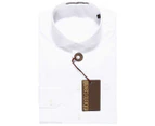 Roberto Cavalli Men's Comfort Fit Dress Shirt - White