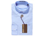 Roberto Cavalli Men's Comfort Fit Dress Shirt - Light Blue