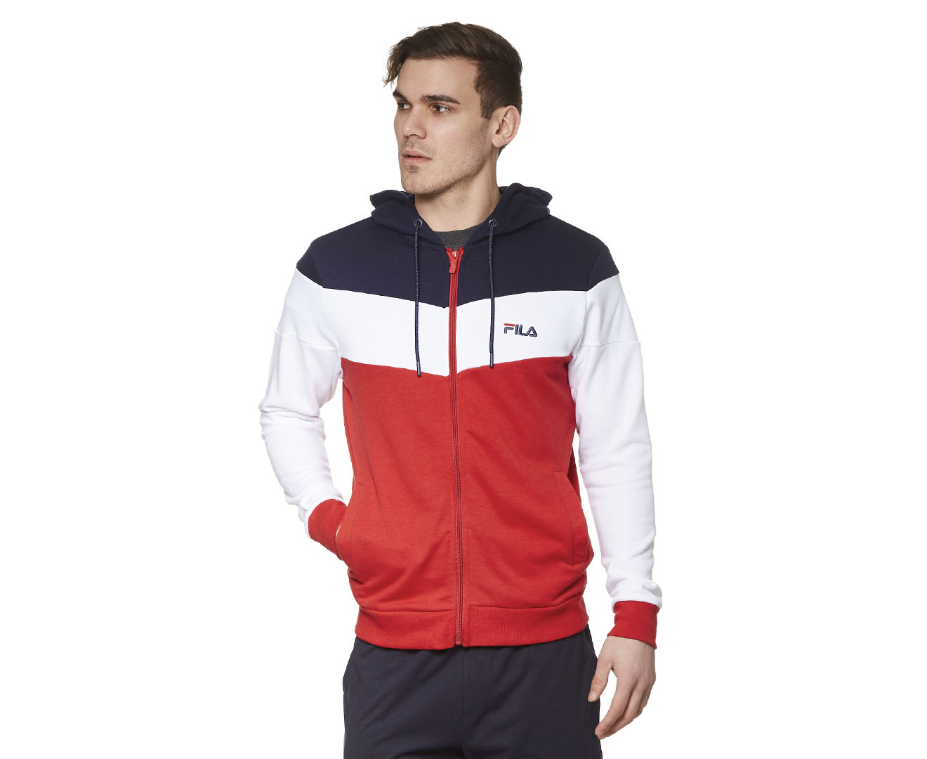 Fila zip up hoodie hotsell