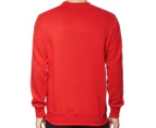 Fila Men's Basics Fleece Crew Sweater - Red