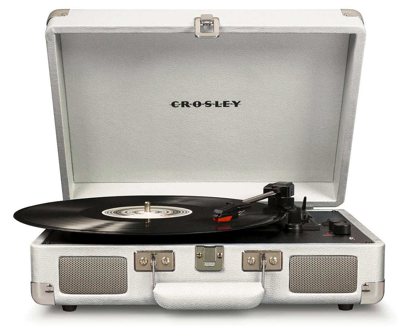 Crosley Cruiser Deluxe Portable Turntable - White Sand