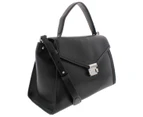 MICHAEL Michael Kors Womens Whitney Leather Trapeze Satchel Handbag
