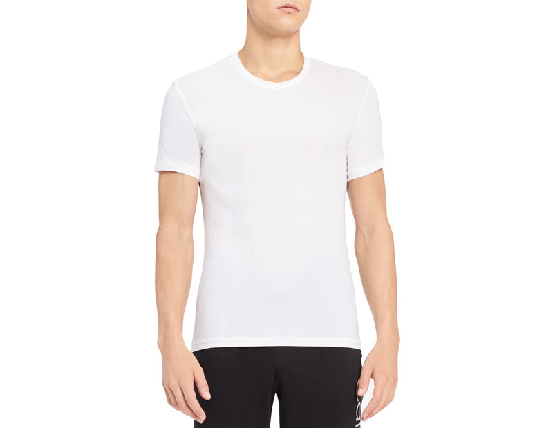 Calvin Klein Mens Tee Crew Neck White T-Shirt