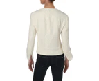 Anne Klein Women's Blazers - Tweed Jacket - White Combo