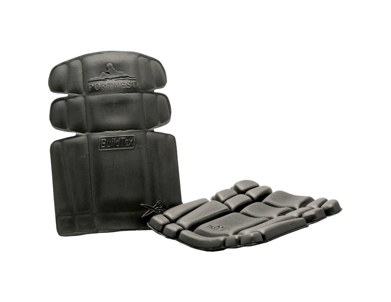 Portwest Unisex Knee Pad (S156) / Workwear / Safetywear (Pack of 2) (Black) - RW7043
